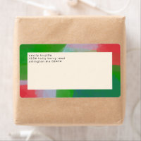 Schilderachtig Abstracte kunst Monogram rood en gr