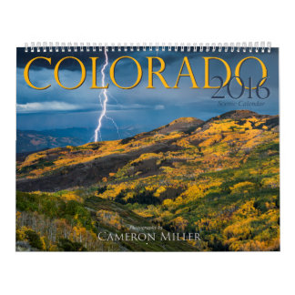 schilderachtig agenda 2016 van Colorado Kalender