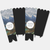 Schilderachtig Alpenbergen Foto Dank u wel Bedankdoosjes (Ongevouwen)