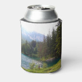 Schilderachtig Alpenbossen en meer Blikjeskoeler (Blikje Achterkant)