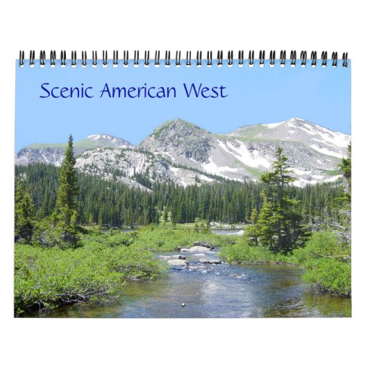 Schilderachtig Amerikaans West Kalender (Hoes)