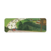 Schilderachtig Amerikaanse snelwegen, autoweg Etiket (Voorkant)