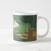  Schilderachtig Amerikaanse snelwegen, autoweg Extra Grote Mok (Rechts)