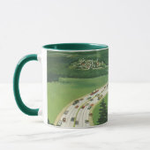 Schilderachtig Amerikaanse snelwegen, autoweg Mok (Links)