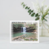 Schilderachtig Appalachian Waterfall Briefkaart (Staand voorkant)