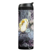 Schilderachtig Arizona Cactus Flower Digital Ink Thermosbeker (Gedraaid links)