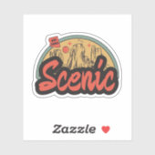 Schilderachtig, Arizona Sticker (Vel)