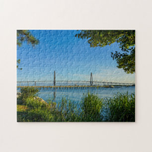 Schilderachtig Arthur Ravenel Bridge Legpuzzel