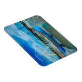 Schilderachtig Atlantic City Boardwalk Magneet (Rechterzijde)