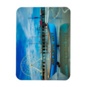 Schilderachtig Atlantic City Boardwalk Magneet (Verticaal)