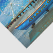Schilderachtig Atlantic City Boardwalk-weefselpapi Tissuepapier (Detail)