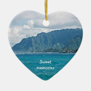 Schilderachtig beach Vacation Sweet Memories Ornam Keramisch Ornament