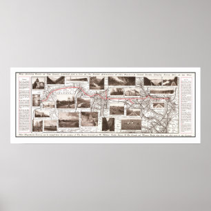 Schilderachtig Beperkte Route - Poster