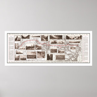 Schilderachtig Beperkte Route - Poster