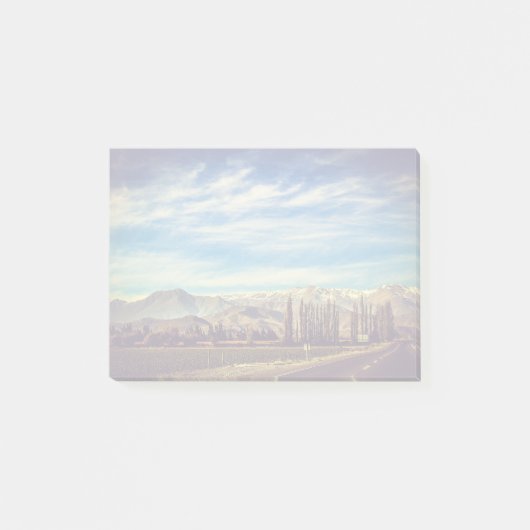 Schilderachtig berglandschap in de Andes Post-it® Notes (Voorkant)