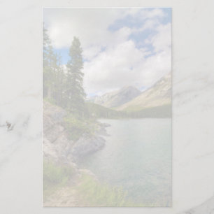 Schilderachtig bergmeer briefpapier