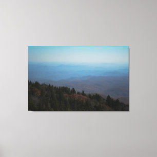 Schilderachtig Blue Ridge Mountains Canvas Afdruk
