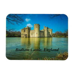 Schilderachtig Bodiam Castle in East Sussex Englan Magneet
