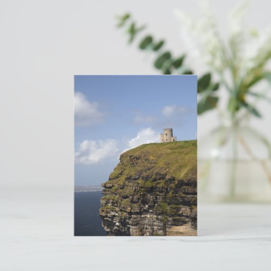 Schilderachtig Cliffs of Moher en O'Brien Tower. Briefkaart (Staand voorkant)