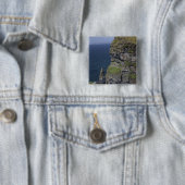 Schilderachtig Cliffs of Moher en O'Brien Tower Vierkante Button 5,1 Cm (In situ)