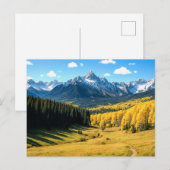 Schilderachtig colorado briefkaart (Voorkant / Achterkant)