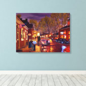 Schilderachtig district St. Charles Historic Canvas Afdruk (Insitu (Houten vloer))