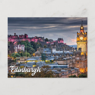 Schilderachtig Edinburgh, Scotland, Verenigd Konin Briefkaart