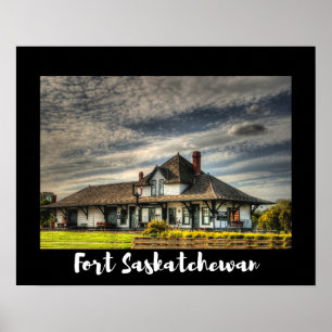 Schilderachtig Fort Saskatchewan Poster