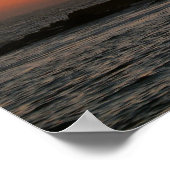 Schilderachtig foto van Laguna Beach Sunset Poster (Hoek)