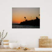 Schilderachtig foto van Laguna Beach Sunset Poster (Keuken)