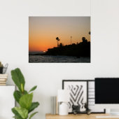 Schilderachtig foto van Laguna Beach Sunset Poster (Thuiskantoor)