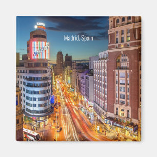 schilderachtig foto van Madrid, Spanje Magneet
