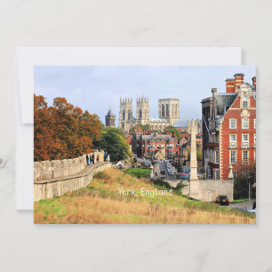Schilderachtig foto van York, Engeland Kaart