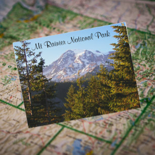 Schilderachtig foto voor Rainierreizen Briefkaart