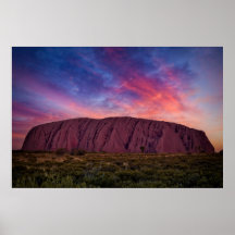 Schilderachtig fotografie - Uluru bij zonsondergan