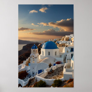 Schilderachtig Griekenland Reizen Poster