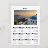 Schilderachtig Griekenland Uitzicht Kalender Programma (Voorkant / Achterkant)