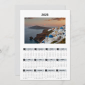 Schilderachtig Griekenland Uitzicht Kalender Programma (Voorkant / Achterkant)