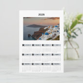 Schilderachtig Griekenland Uitzicht Kalender Programma (Staand voorkant)