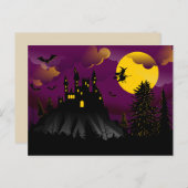 Schilderachtig Halloween briefkaart (Voorkant / Achterkant)