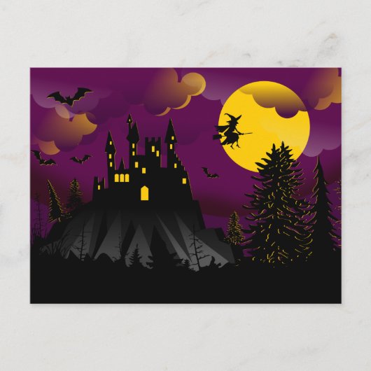 Schilderachtig Halloween briefkaart (Voorkant)