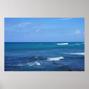 Schilderachtig Hawaii Ocean Uitzicht Poster