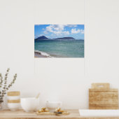 Schilderachtig Hawaiian Coast Uitzicht Poster (Keuken)