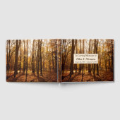 Schilderachtig herfstbosmonument gastenboek (Volledig)