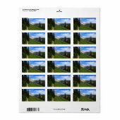 Schilderachtig Hiking Snowy Range Mountain Summit  Etiket (Full Sheet)