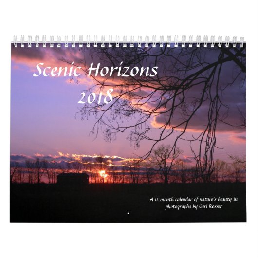 Schilderachtig horizons 2018 Agenda Kalender (Hoes)