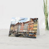 Schilderachtig kanaal in Kopenhagen Kaart (Voorkant)