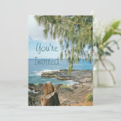 Schilderachtig Kauai Invitation Kaart (Staand voorkant)