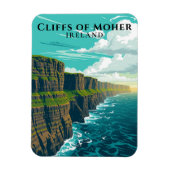 Schilderachtig kliffen van Moher Ireland Coastal S Magneet (Verticaal)