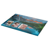 Schilderachtig Lake Mountains Forest, doe-het-zelf Snijplank (Hoek)